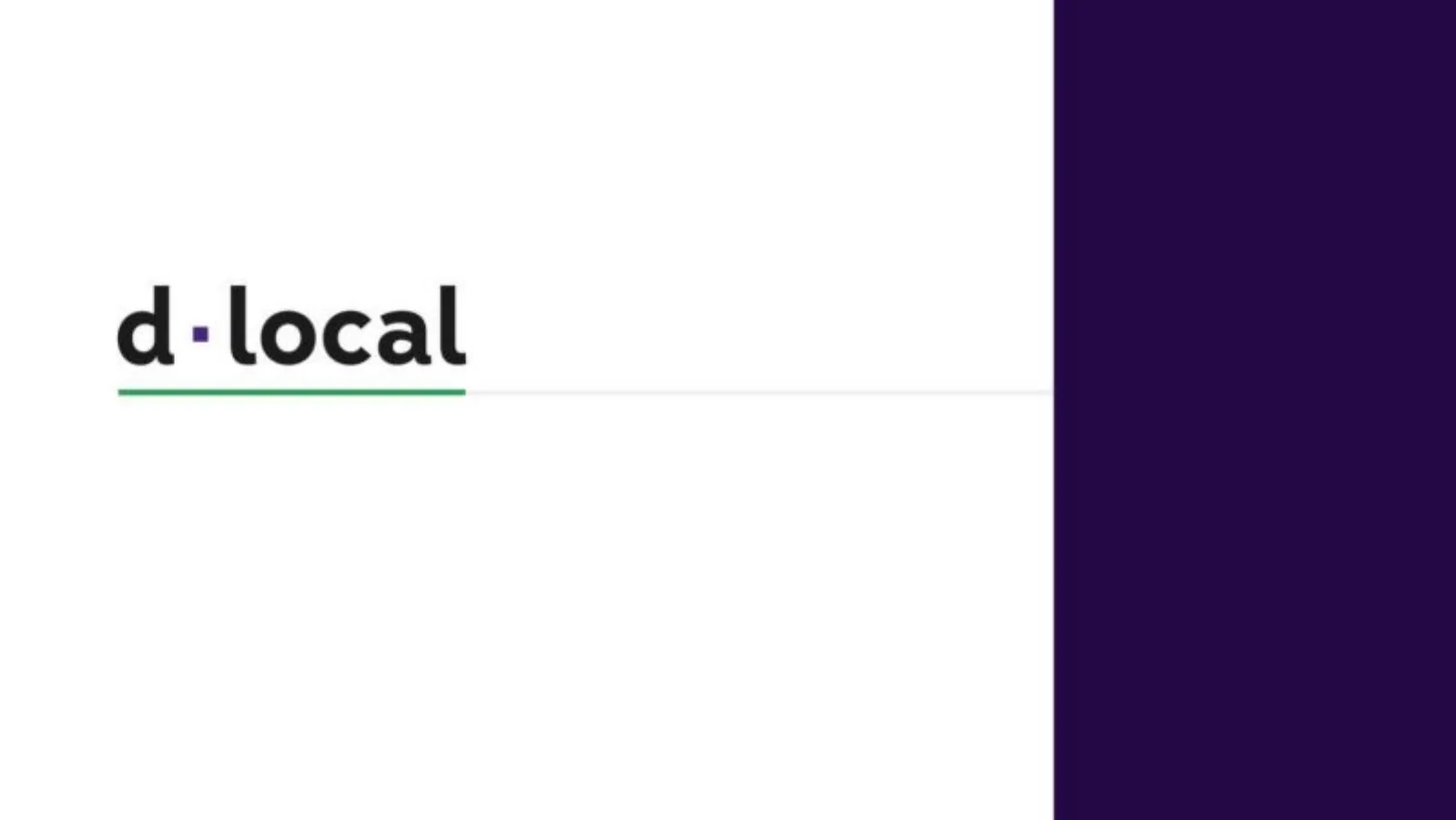 dLocal pitch deck slide