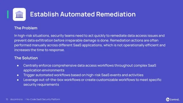 Product / solution slide 14 from DoControl