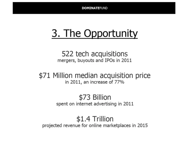 Market sizing / opportunity slide 4 from DominateFund