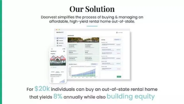 Product / solution slide 5 from Doorvest