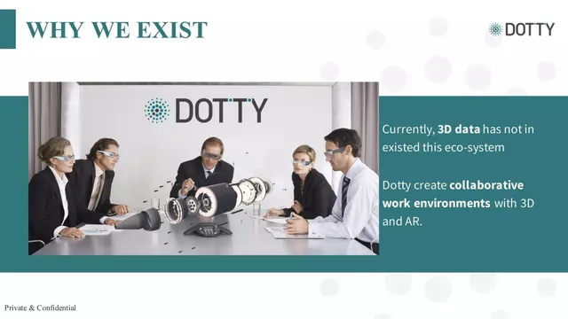 Vision slide 3 from Dotty AR (Dotty Digital PTY LTD)