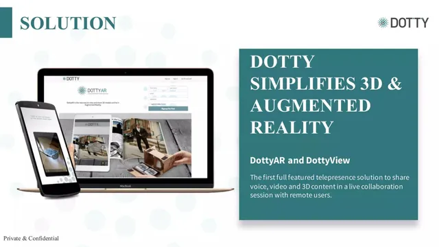 Product / solution slide 6 from Dotty AR (Dotty Digital PTY LTD)