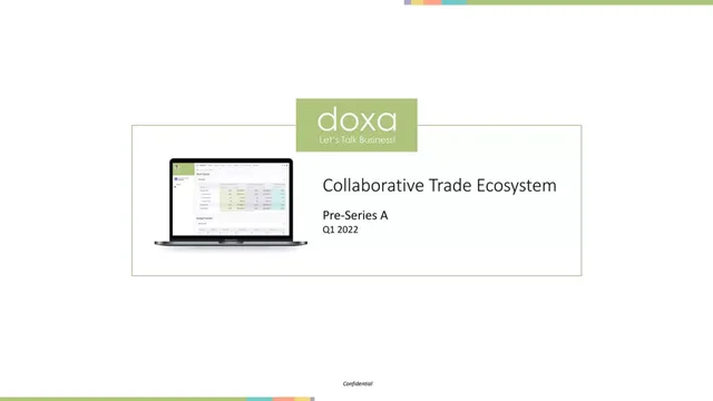 Doxa Holdings pitch deck cover