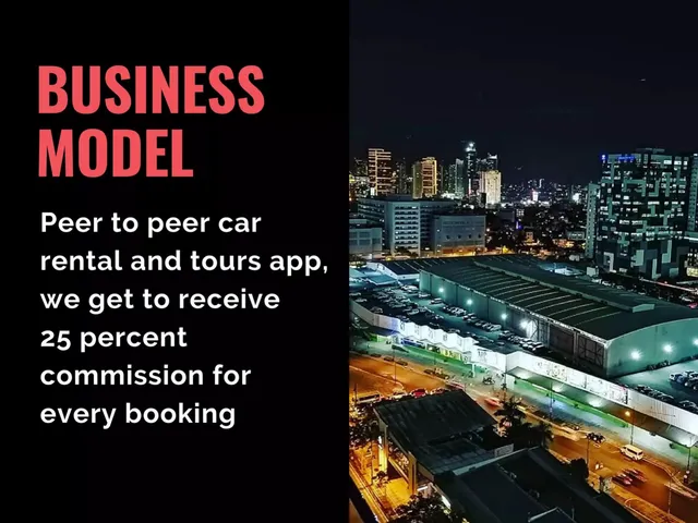 Business model / revenue streams slide 5 from Drive