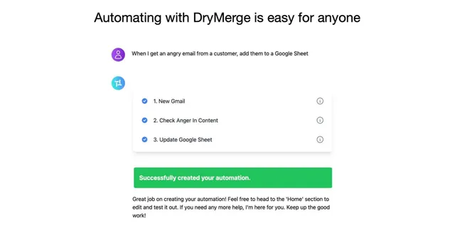 Product / solution slide 5 from DryMerge