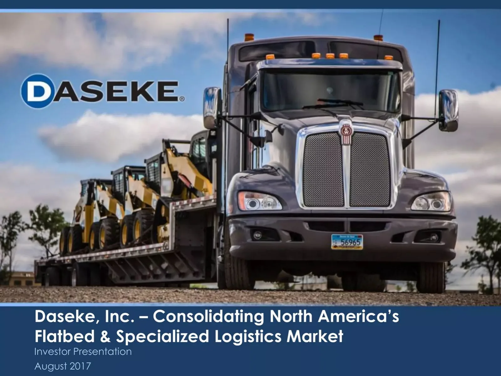 Daseke, Inc. pitch deck slide