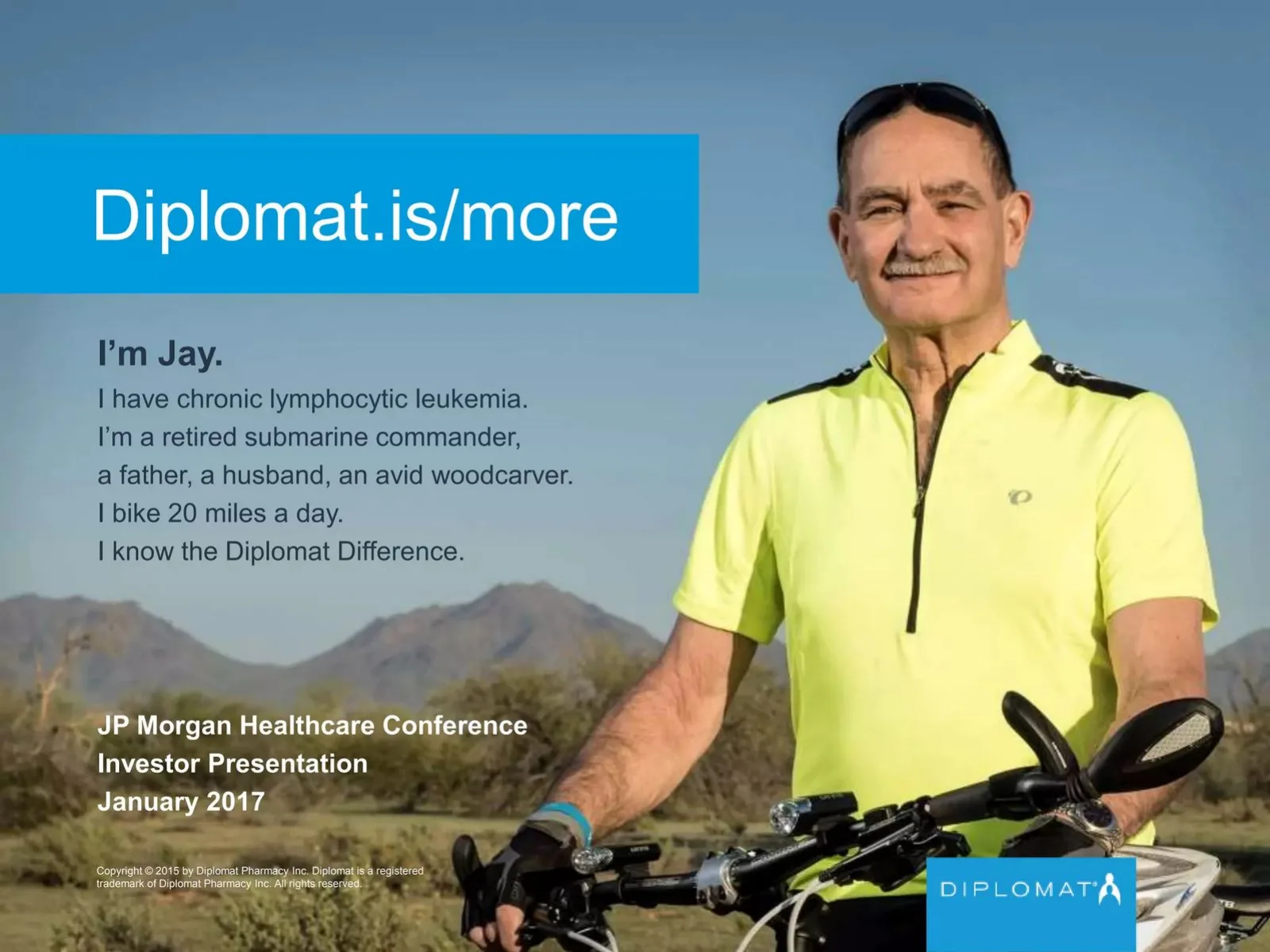 Diplomat Pharmacy Inc. pitch deck slide