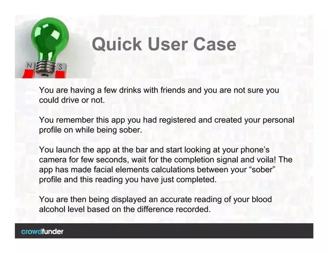 Product / solution slide 6 from dui app