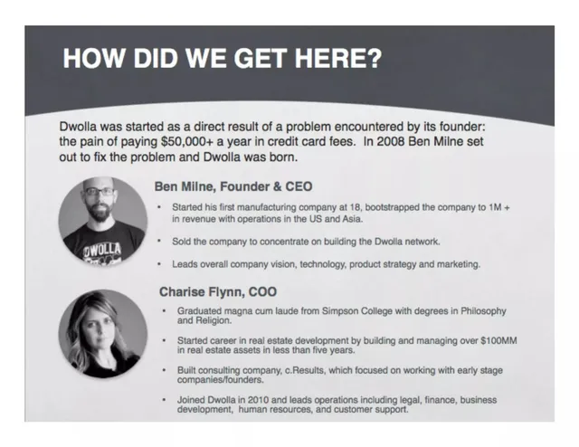 Team slide 4 from Dwolla