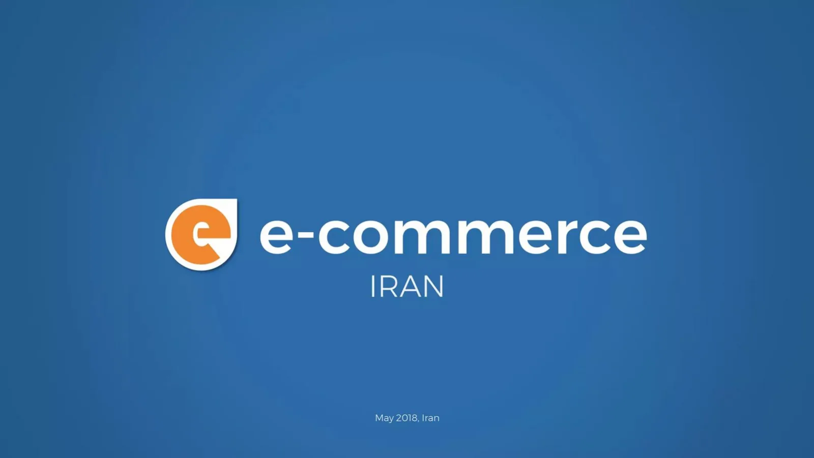 E-commerce Iran pitch deck slide