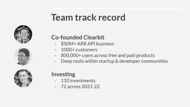 Team slide 3 from Earl Grey Capital Fund II