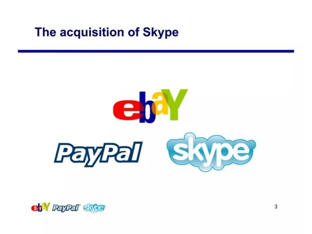 Company overview slide 3 from eBay × Skype Acquisition