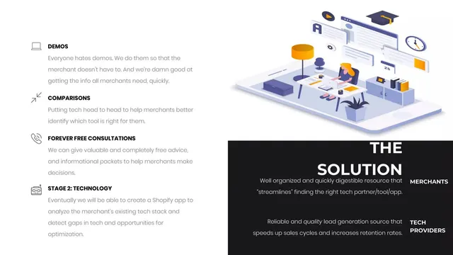 Product / solution slide 4 from Ecommerce Technology