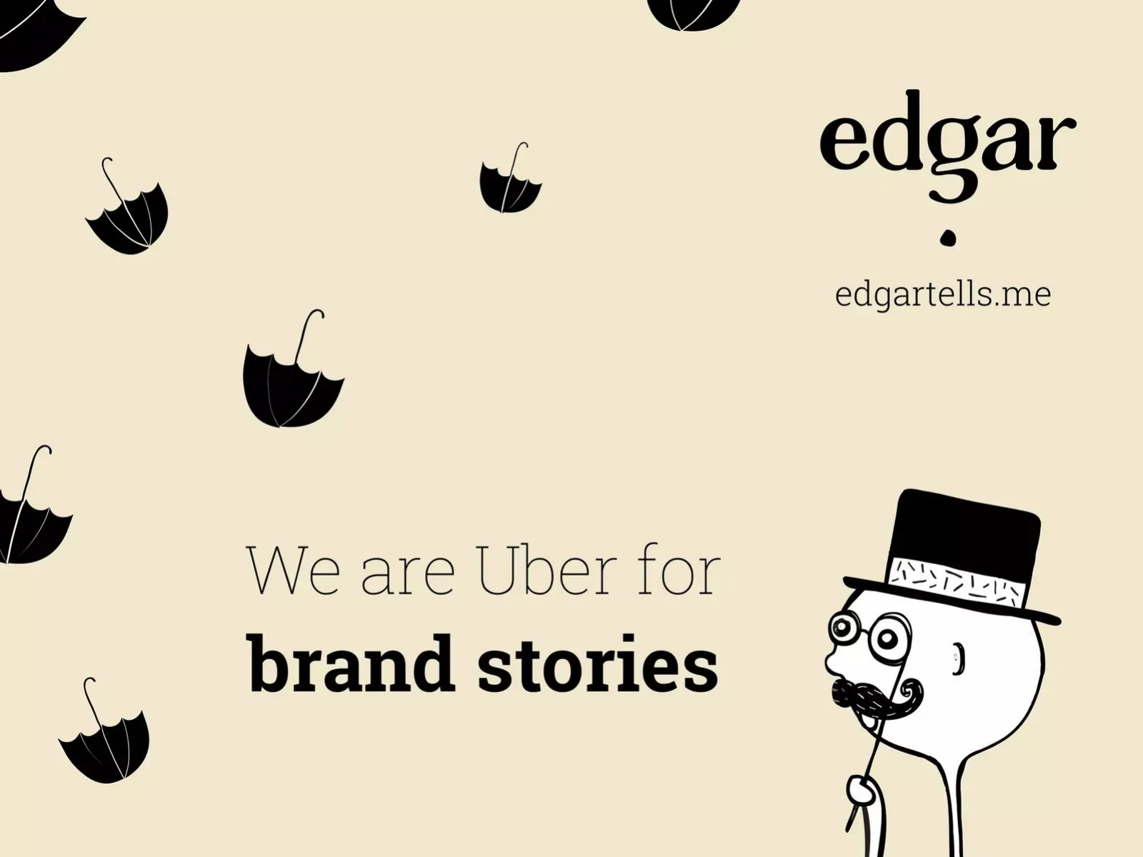 Edgar pitch deck slide
