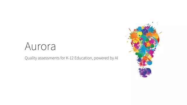 Aurora pitch deck cover