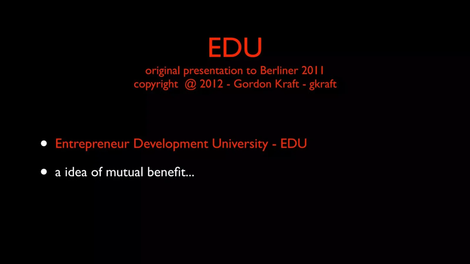 Edu plan b pitch deck slide