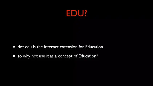 Vision slide 6 from Edu plan b