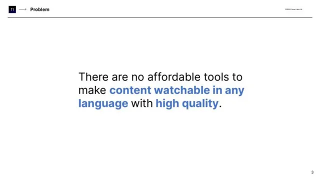 Problem slide 2 from ElevenLabs