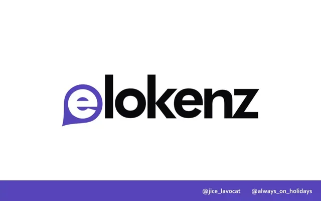 Elokenz pitch deck cover