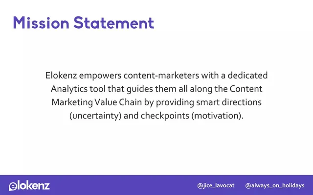 Product / solution slide 4 from Elokenz