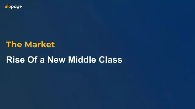 Market analysis / overview slide 4 from elopage