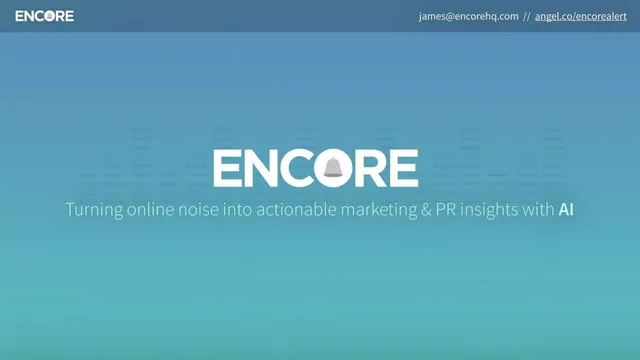 Thank you slide 6 from Encore Alert
