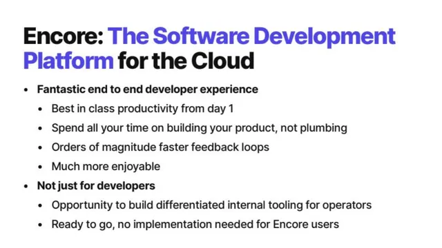 Product / solution slide 9 from Encore