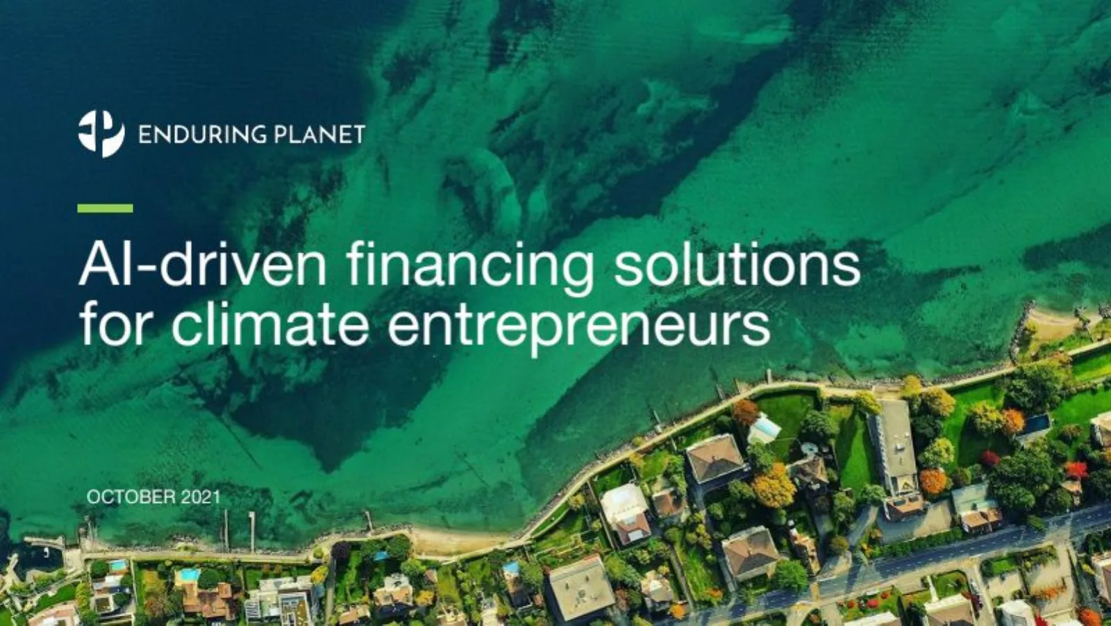 Enduring Planet pitch deck slide