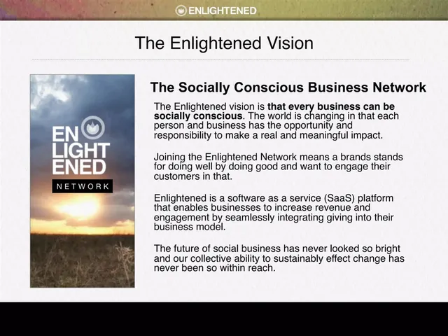 Vision slide 2 from Enlightened