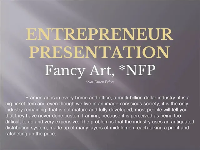 Fancy Art pitch deck cover