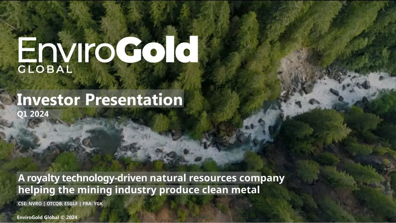 EnviroGold Global pitch deck slide