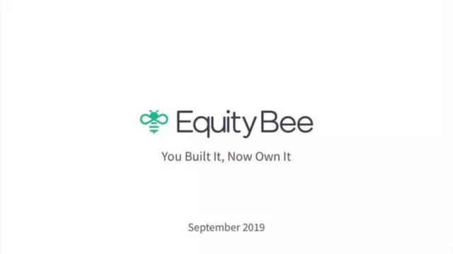 EquityBee pitch deck cover
