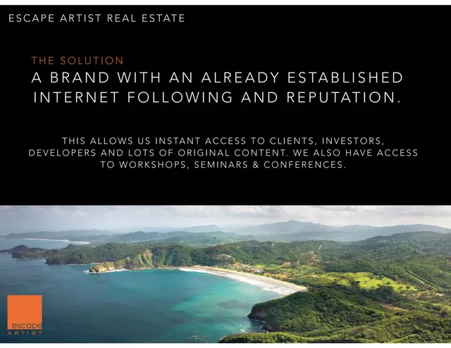 Go-to-market strategy slide 6 from Escape Artist Real Estate