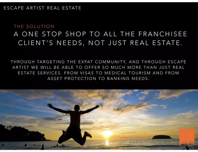 Product / solution slide 7 from Escape Artist Real Estate