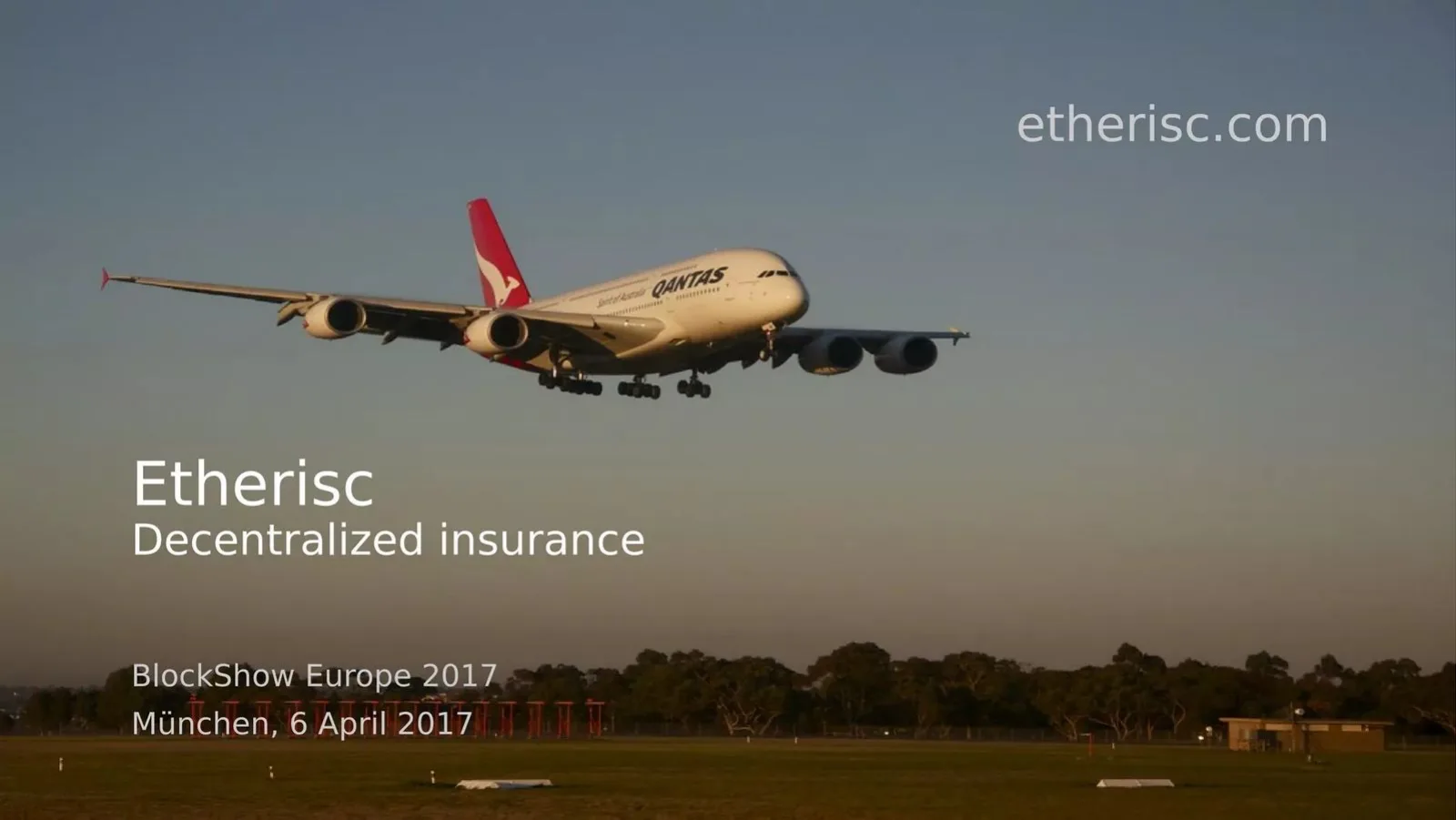 Etherisc pitch deck slide