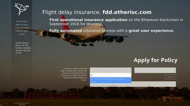 Product / solution slide 3 from Etherisc