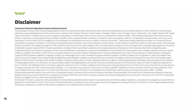 Disclaimer slide 2 from eToro