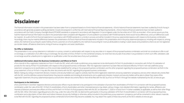 Disclaimer slide 3 from eToro