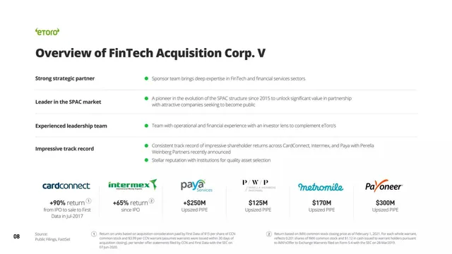 Traction slide 8 from eToro