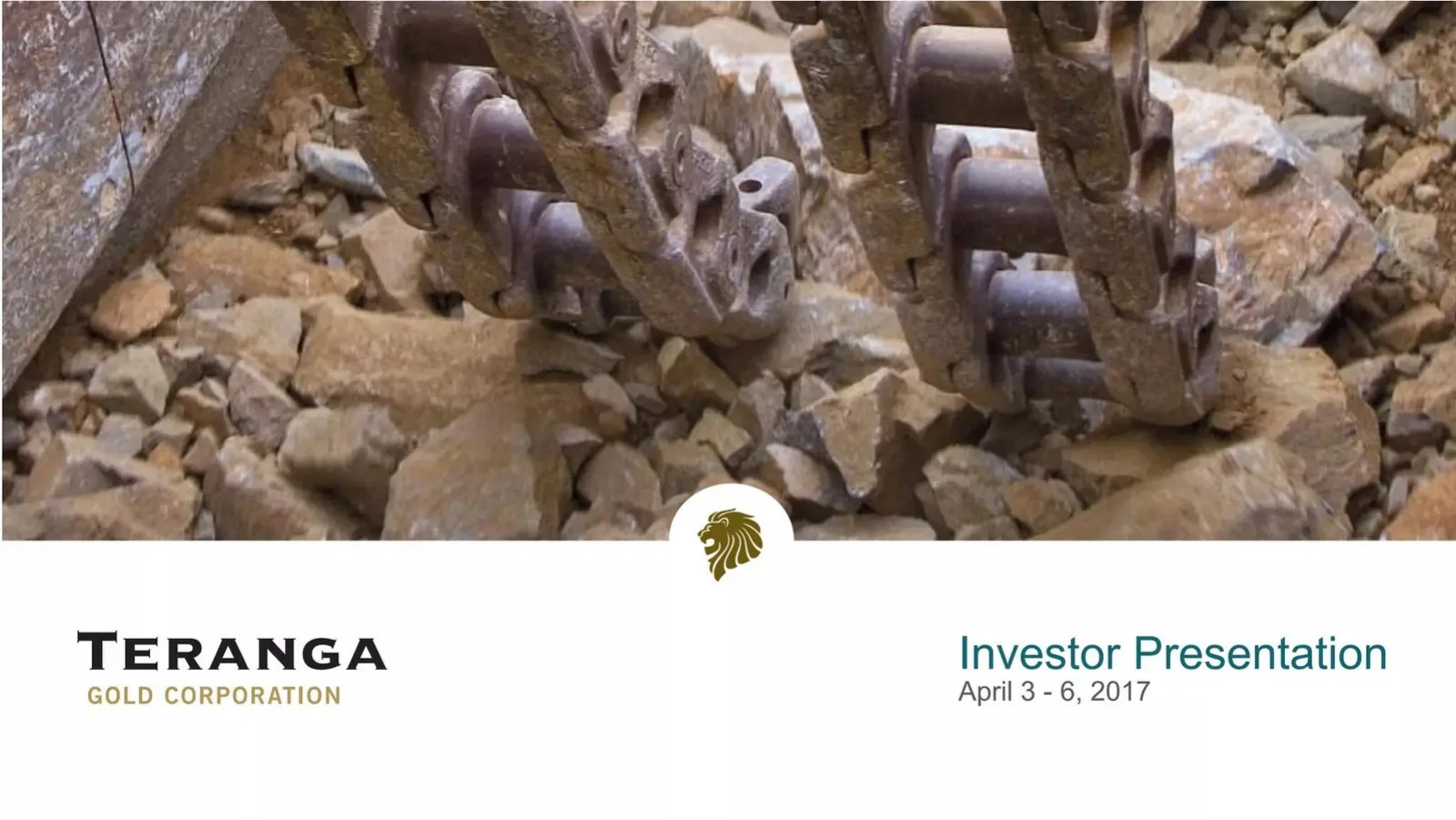Teranga Gold Corporation pitch deck slide