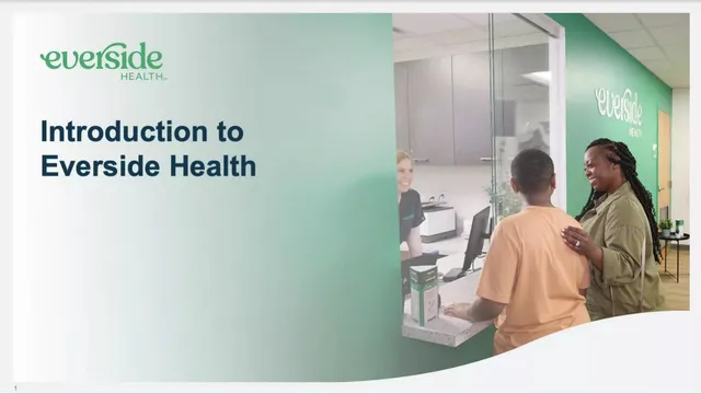 Everside Health pitch deck cover