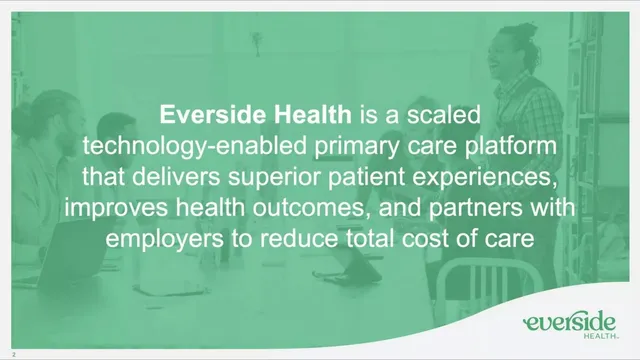 Product / solution slide 2 from Everside Health