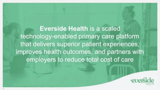 Product / solution slide 2 from Everside Health