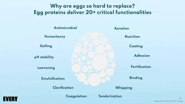 Problem slide 5 from EVERY (formerly Clara Foods)