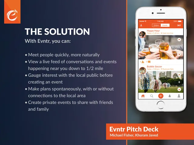Product / solution slide 5 from Evntr