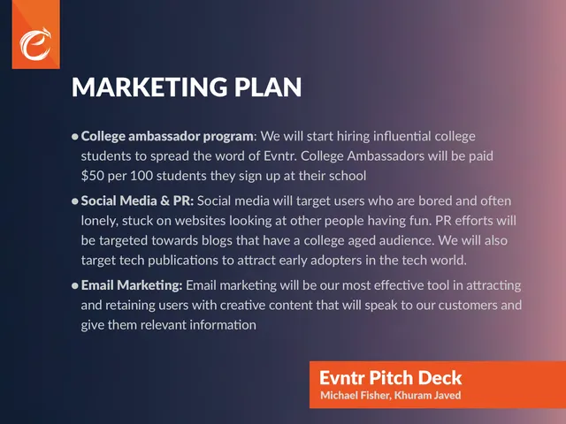 Go-to-market strategy slide 10 from Evntr