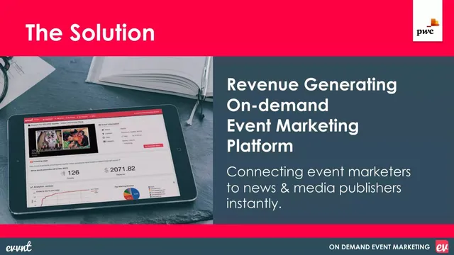 Product / solution slide 6 from Evvnt inc