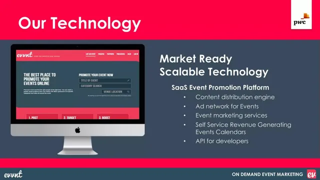 Technology slide 7 from Evvnt inc