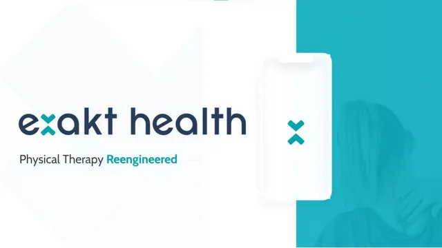 Exakt Health pitch deck cover
