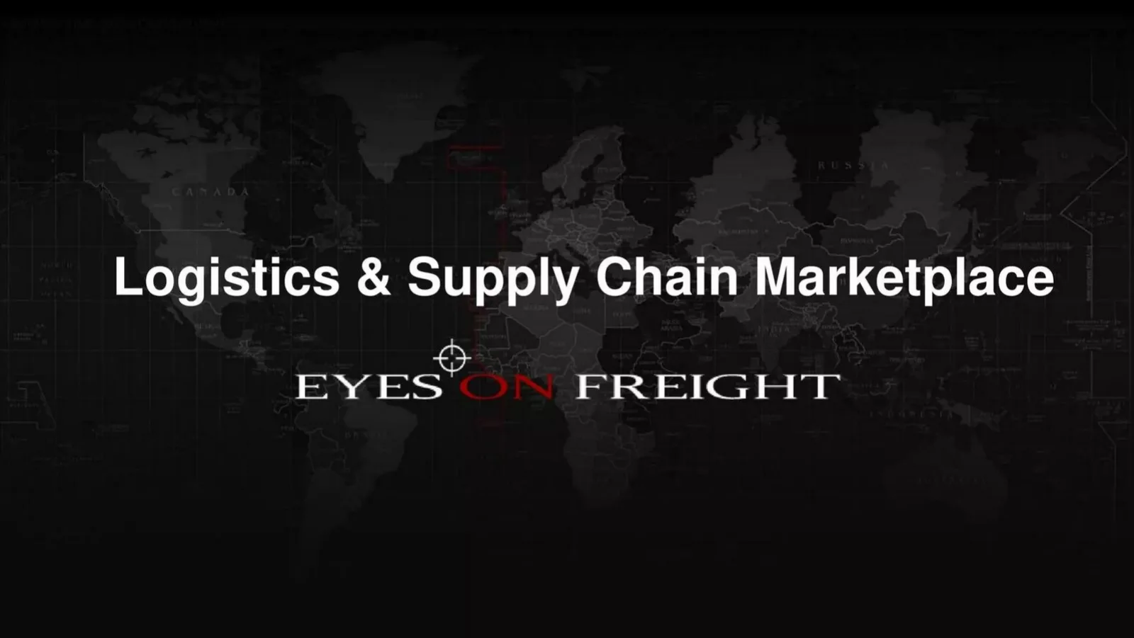 Eyes On Freight pitch deck slide